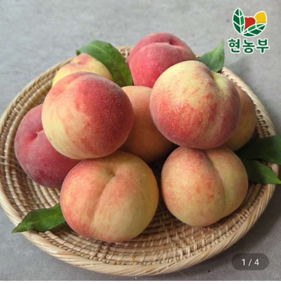 대극천 복숭아 납작 복숭아 실중량 3kg 내외 (25~40과) (21,170원/무료)