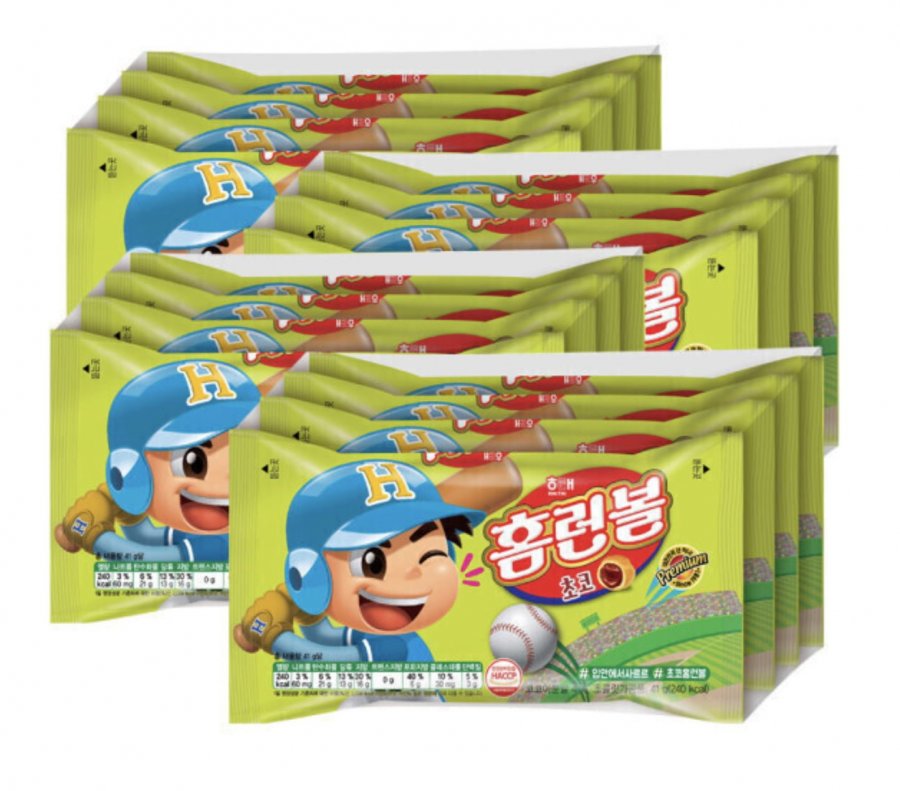 홈런볼 4번들 / 41g 총 16개 (13,980원/무료)