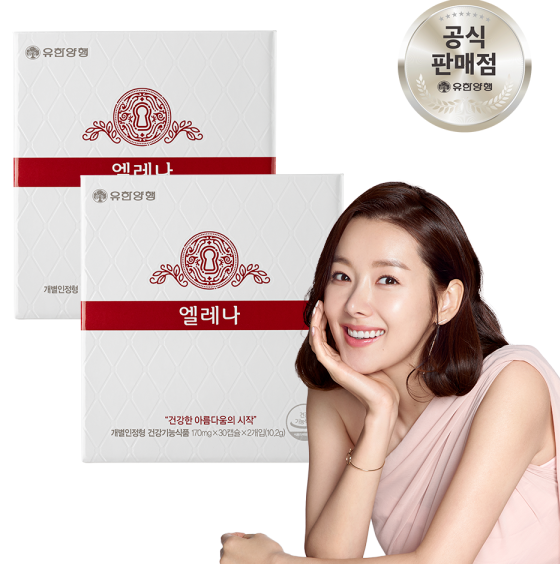 엘레나 여성 질 건강 유산균 60캡슐 2개 (4개월분)