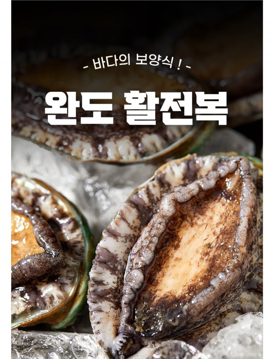 완도활전복 1kg 5미(21,200원/무료)