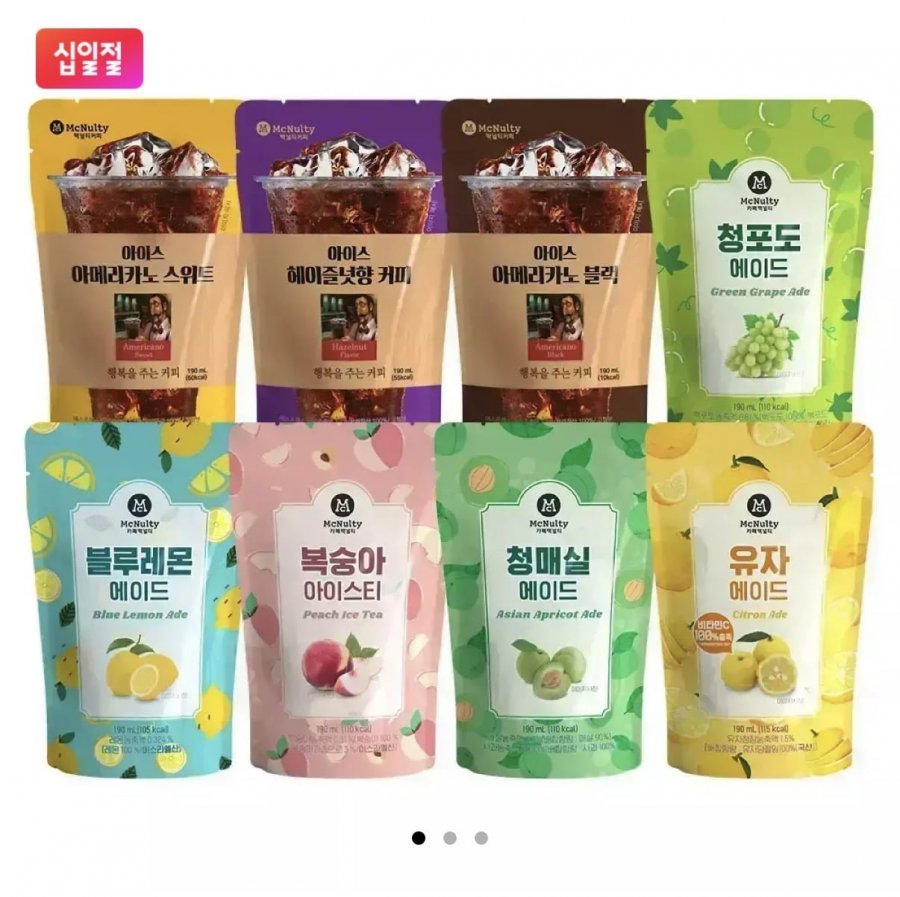맥널티 파우치 커피/음료 190ml X 30개 (9,410원/무료)