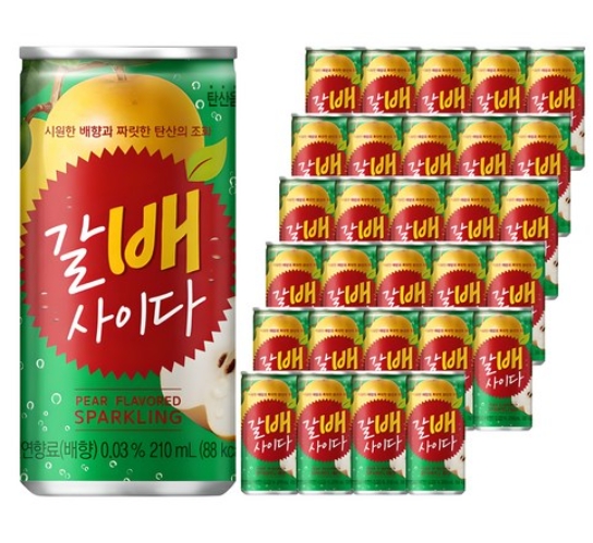 해태htb 갈배사이다, 210ml, 30개 8,150원