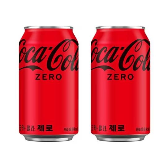 코카콜라 제로 350ML 24캔 (15,900원/무료)