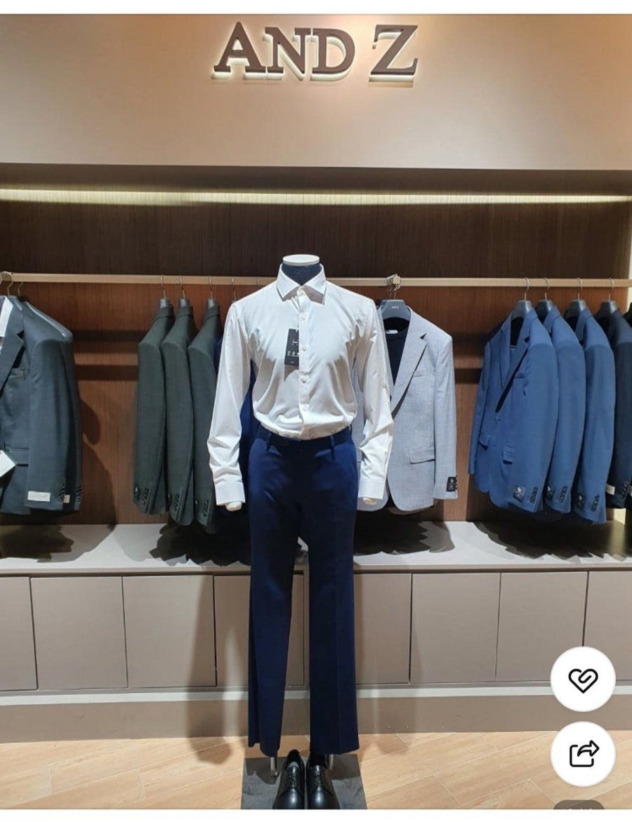 앤드지 화이트 드레스 셔츠 (29,000원/3,000원)