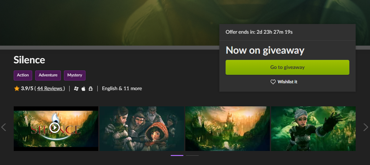 Silence (GOG/무료)