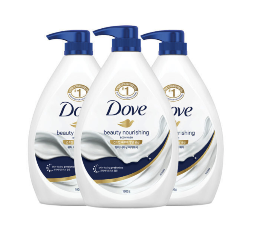 도브 바디워시 1000ml 3개 15,770원