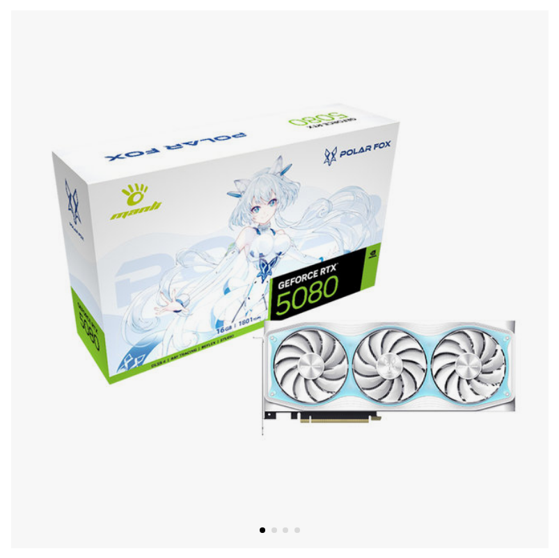 MANLI 지포스 RTX 5080 Polar Fox V2 OC 신버전 인텍앤컴퍼니