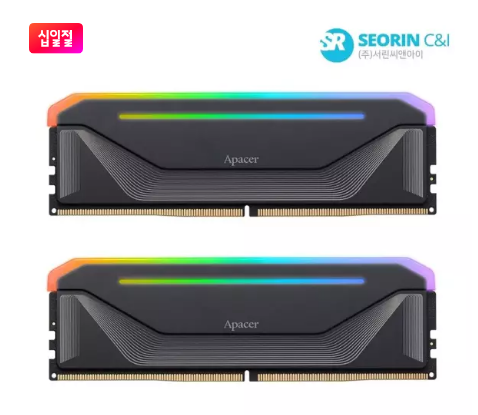 서린공식 Apacer DDR5-6000 CL38 NOX RGB BLACK 32GB(16Gx2)