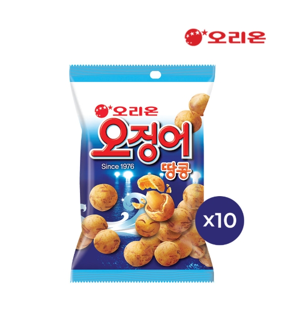 오리온 오징어땅콩 84g 10개 5,900원 (임박)