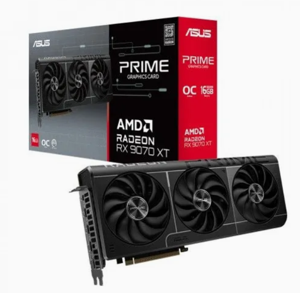 ASUS PRIME 라데온 RX 9070 XT OC D6 16GB 대원씨티에스