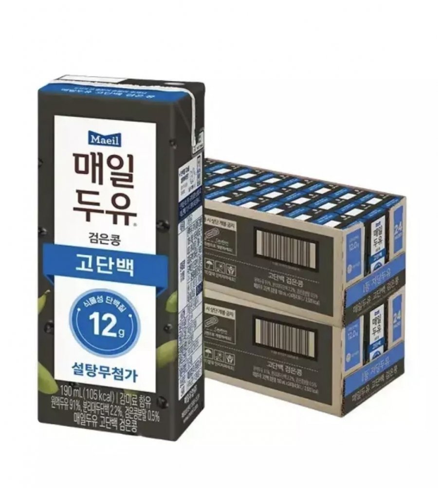 매일두유 고단백 190ml 48팩 (티멤 25,900원/무료)