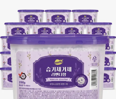 제스타 향기나는 습기제거제 라벤더향 250g×18개입