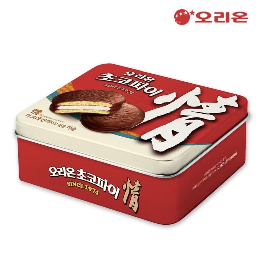 선착순특가 오리온 초코파이 틴케이스 에디션 4,900원