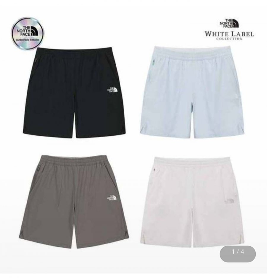 노스페이스 공식 남녀 공용 NS6NR10 화이트라벨 프리마 쇼츠 (38,310원/무료)