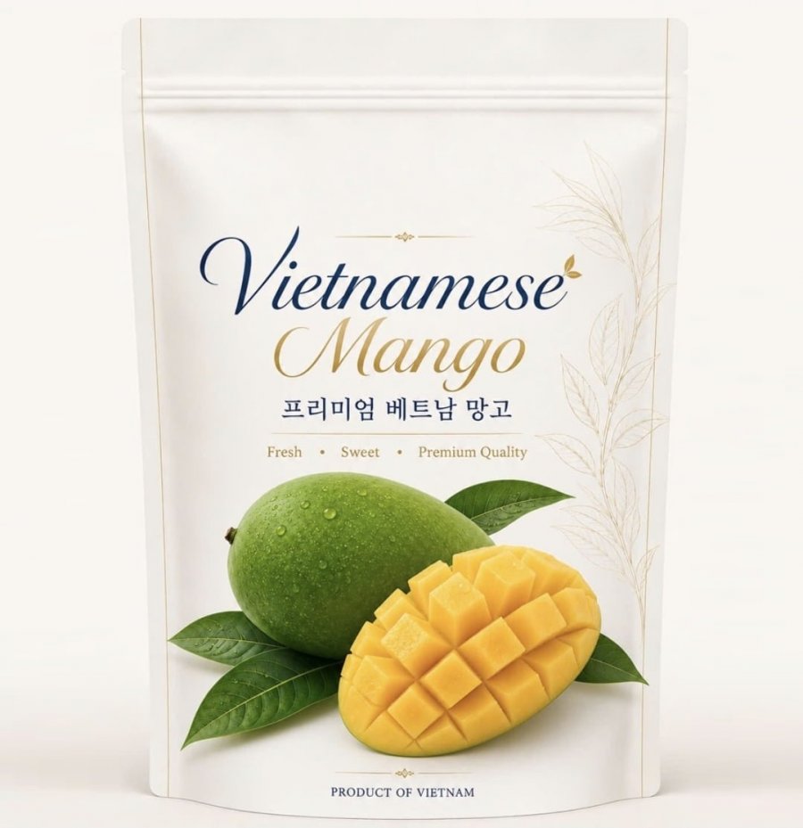 냉동 무가당 베트남 망고 250g (990원/네멤무배)