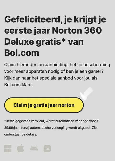 Norton 360 Deluxe 1년 리딤
