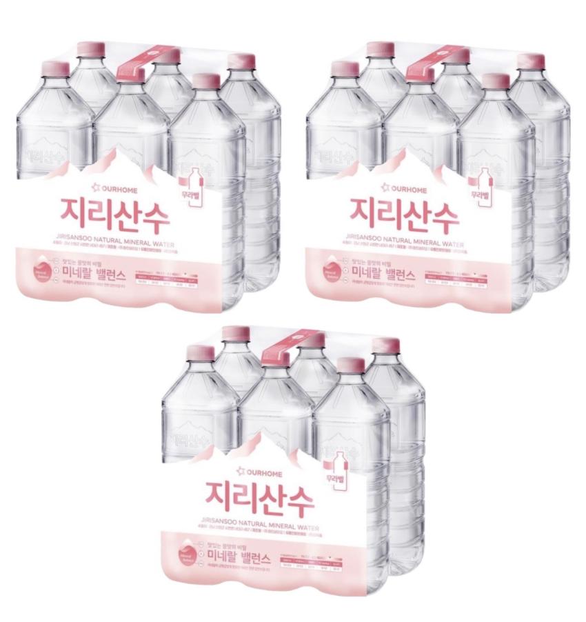 지리산수 무라벨 2L 18개 8,550원