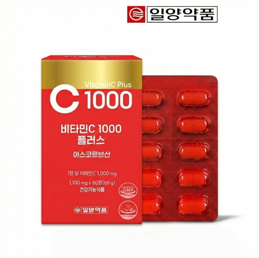 일양약품 비타민C 1000 플러스 60정 (4,990원/3,500원)
