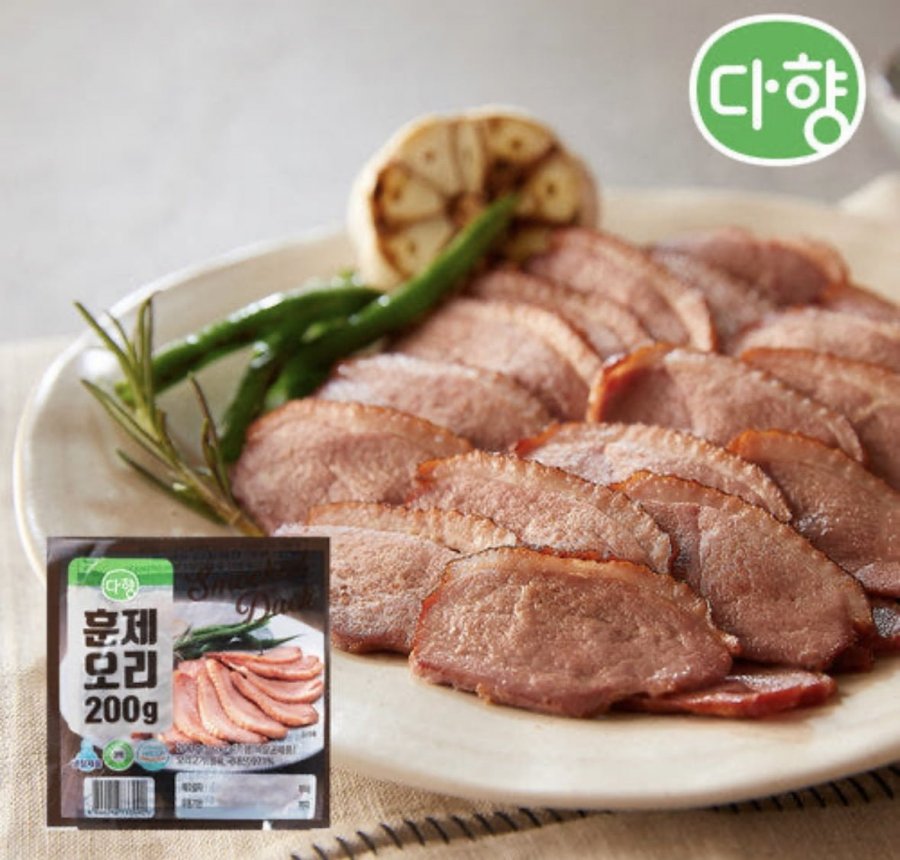 다향 훈제오리 200g 6팩 (15,200원/무료)