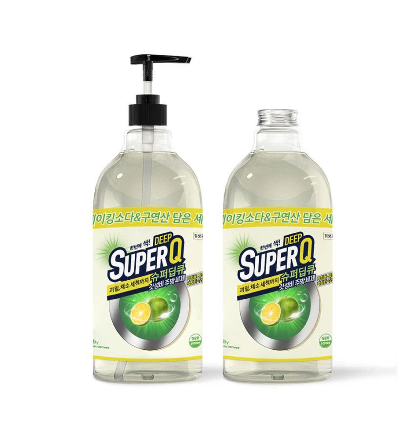 주방세제 1L 2개 청귤향 4,900원