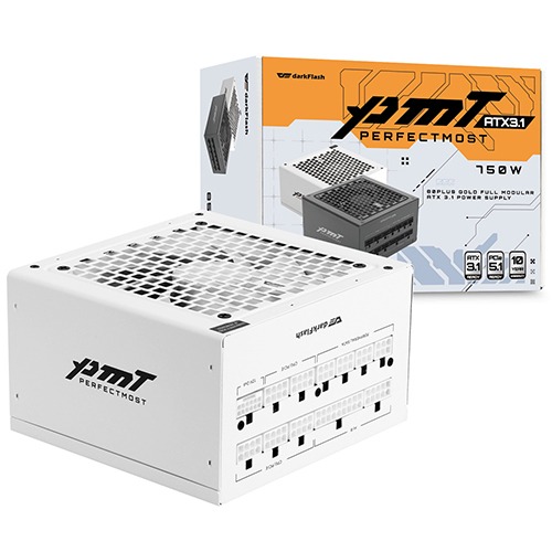 퍼펙트모스트 750W 80PLUS골드 풀모듈러 ATX3.1 화이트 외 닼플 할인
