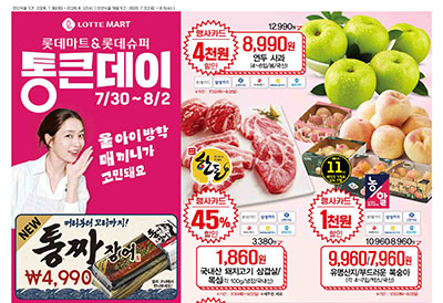 롯데마트 통큰데이 세일(과자 20봉 12,000원 외 다수)