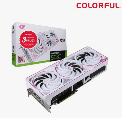 COLORFUL iGame 지포스 RTX 5080 ULTRA OC D7 16GB White 피씨디렉트