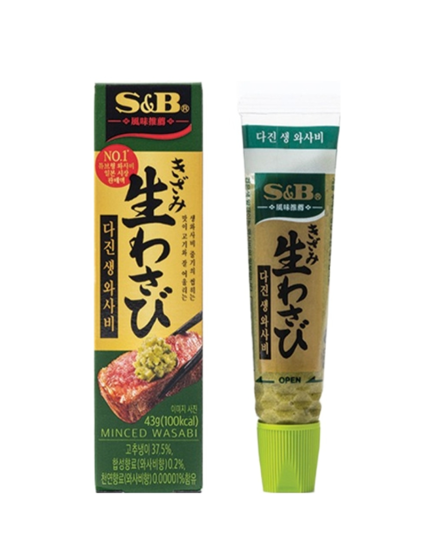 에스앤비 다진 생 와사비, 43g, 1개 3,510원