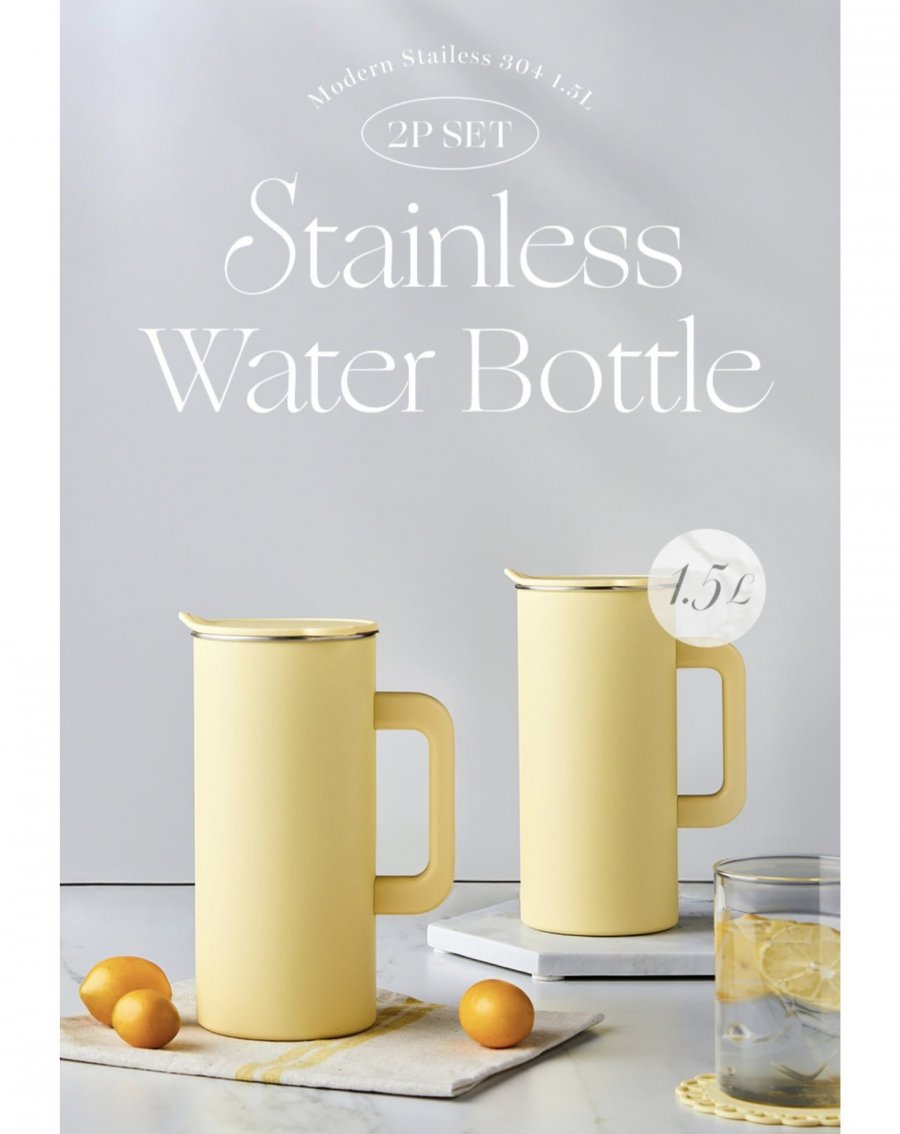 모던 스테인리스 304 냉장고 물병 1.5L 2P (15,540원/무배)