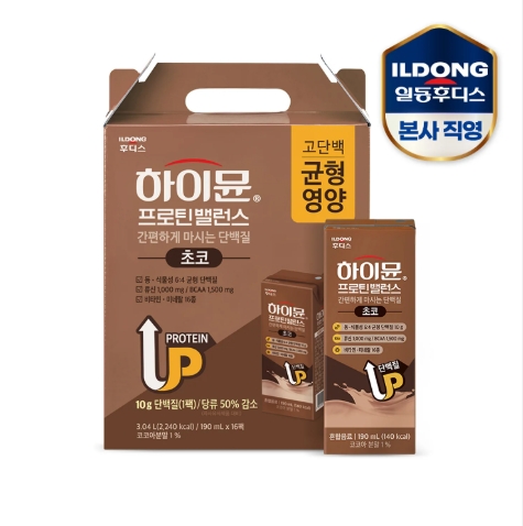 하이뮨 프로틴 밸런스 초코 190mlx16팩 13,900원