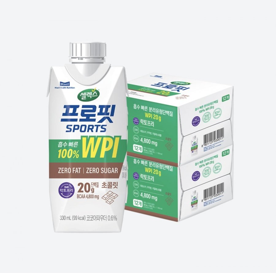 프로핏 스포츠 WPI 드링크 초콜릿 330ml 24팩 (38,413원/무료)
