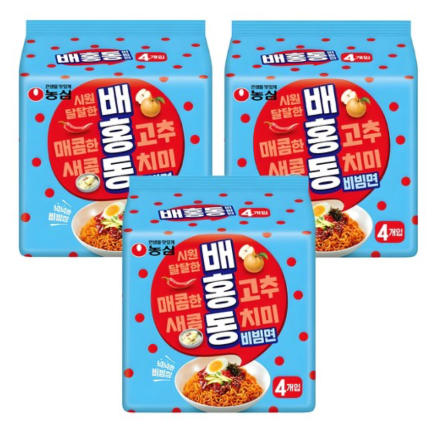 배홍동 비빔면 137g, 12개 7,300원