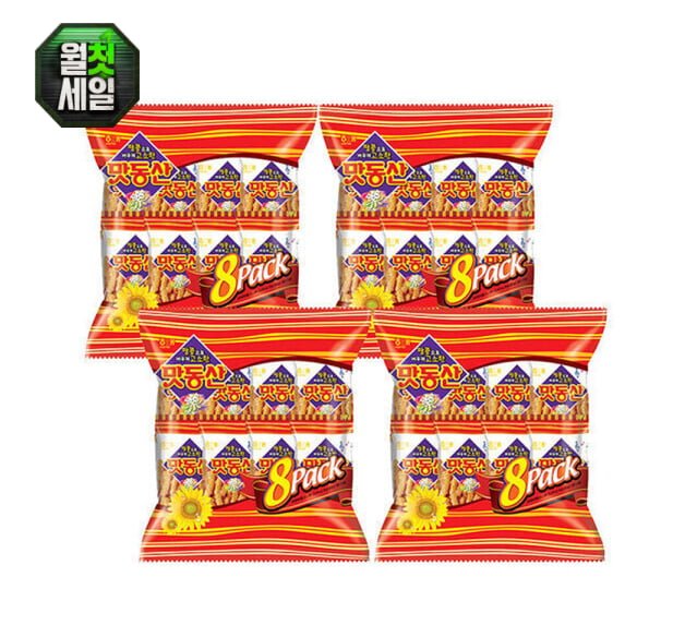 맛동산 8팩 4봉 1216g (38g 32봉) (12,960원/무료)