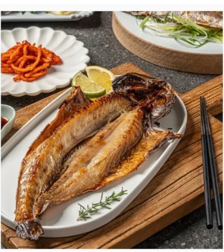 자연산 반건조 민어 5마리 (31cm 내외) 1.4kg 해풍에 말린 자연산 민어(23.660/무배)