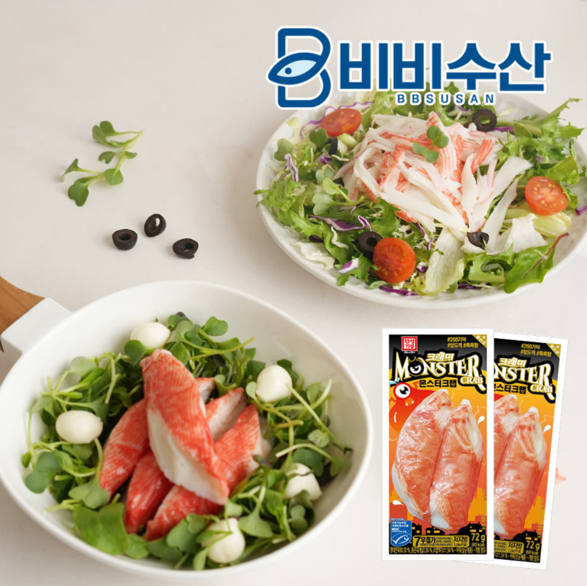 한성기업 몬스터크랩 72g 12개 8,200원
