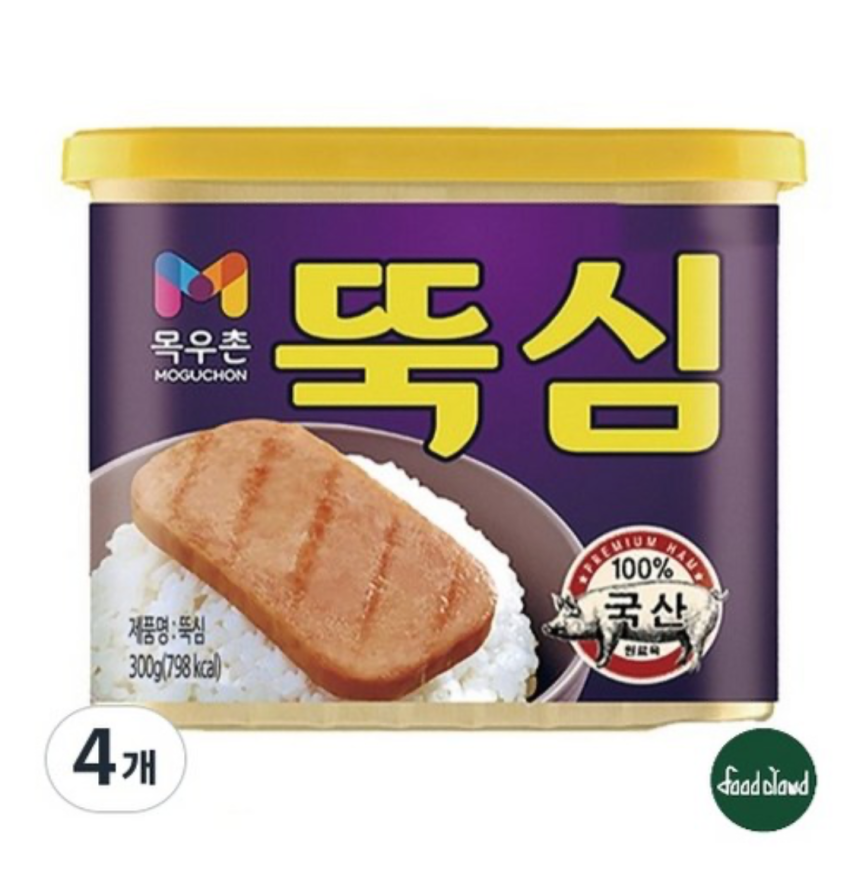 목우촌 주부9단 뚝심 통조림 묶음, 300g, 4개 9,410원