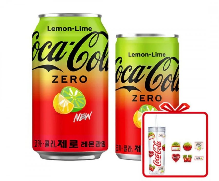 코크제로 레몬라임 350캔X24+코크제로 레몬라임 190캔 X24_콜드컵+레몬라임스티커 (29,799원/무료)