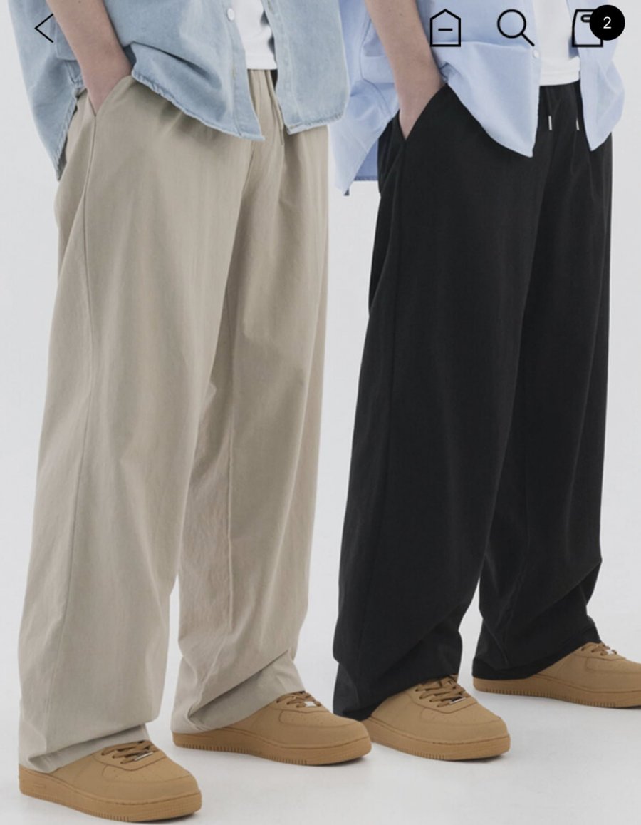 세미 와이드 팬츠 2PACK (39,015원/무료)