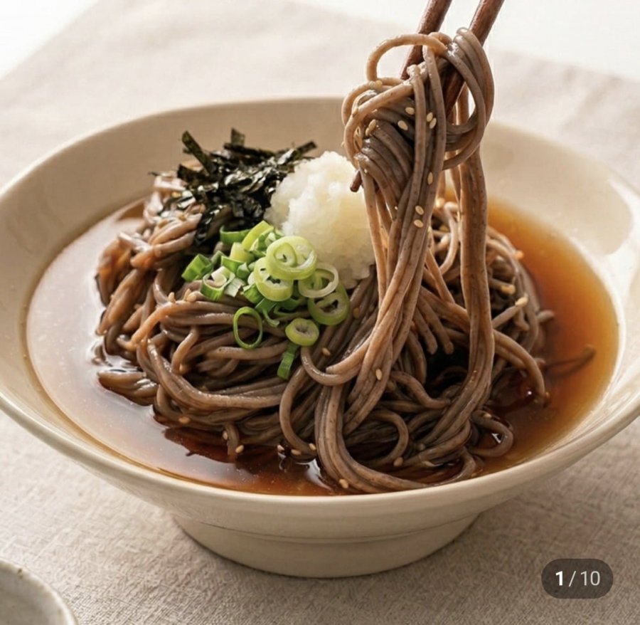 생메밀소바 세트 냉메밀 비빔국수 (9,000원/무료)