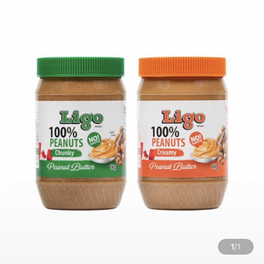 리고 100% 땅콩버터 땅콩잼 대용량 1kg 2종 (21,900원/무료)
