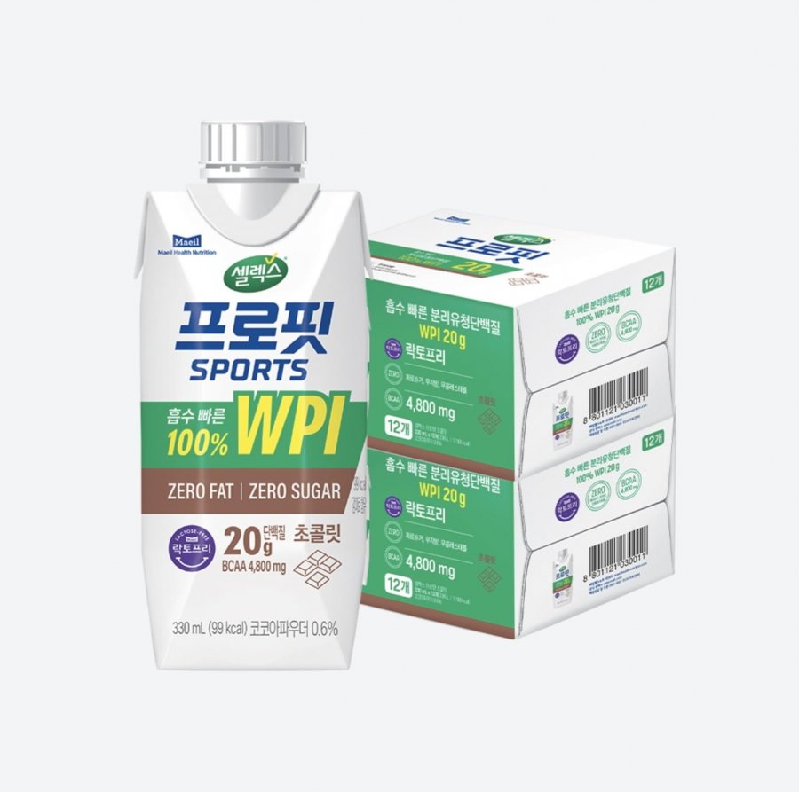 프로핏 스포츠 WPI 드링크 초콜릿 2박스 330ml X 24팩(38,413원/무료)