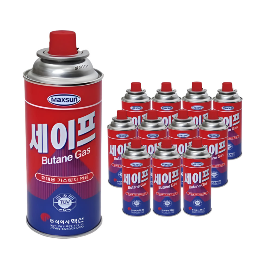 세이프 부탄가스 220g x 12개 8,490원