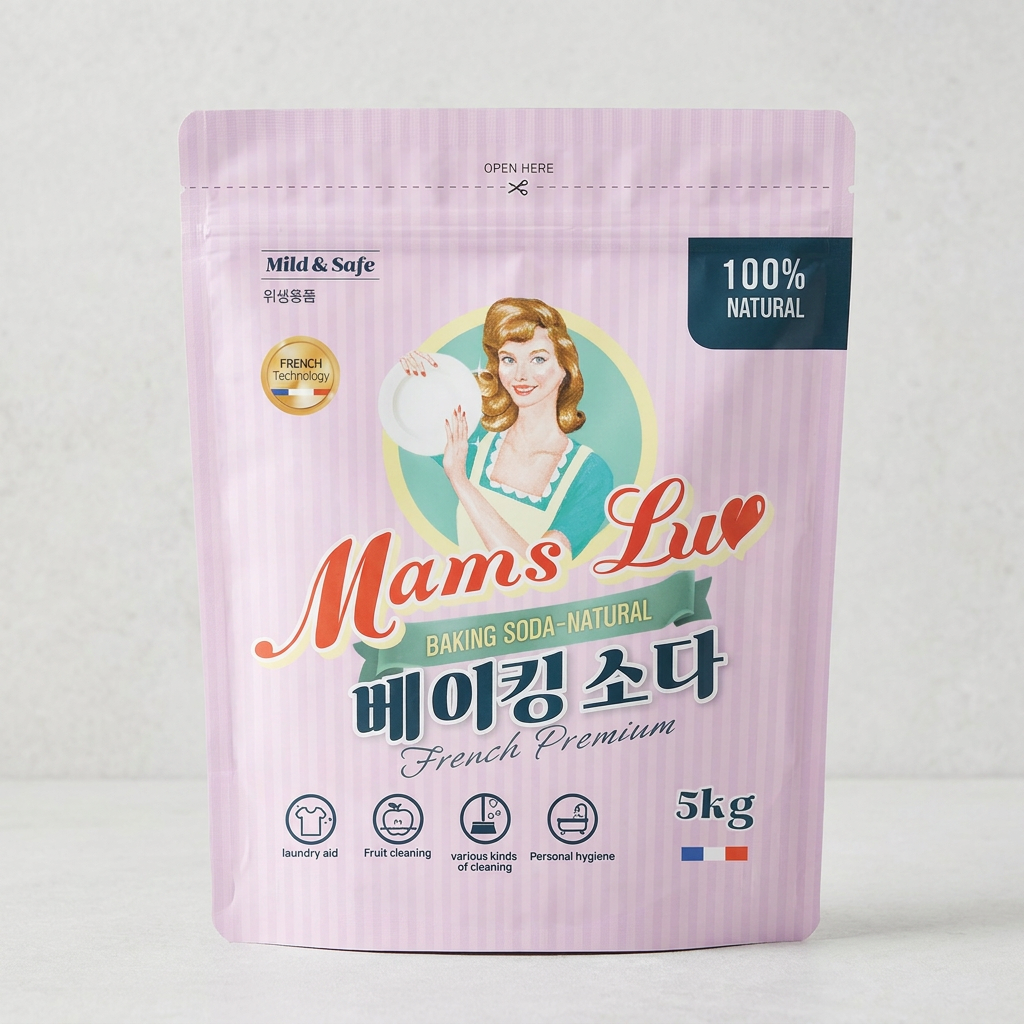맘스럽 베이킹소다 파우치5Kg (3,990원/무료배송)