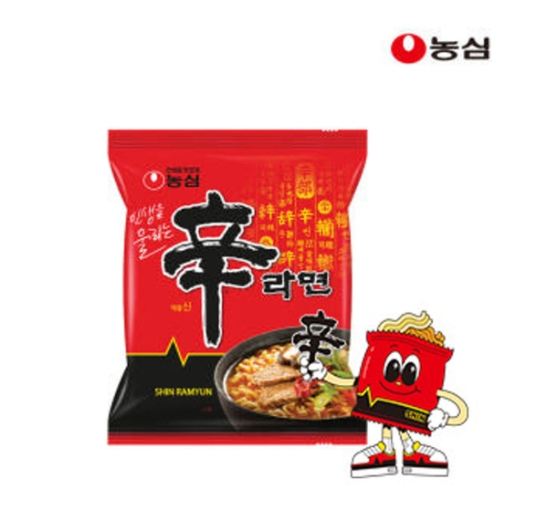 신라면 20봉 11,950원/너구리 20봉 12,740원 등