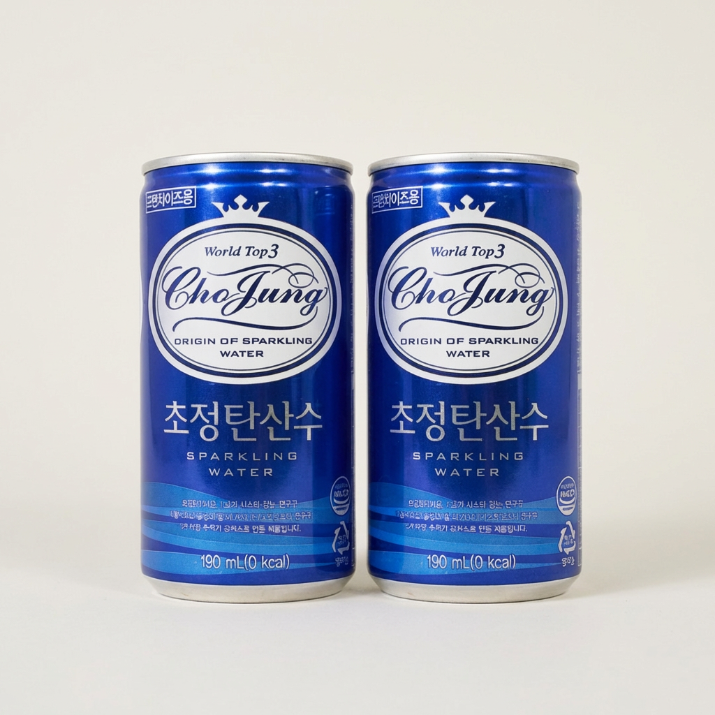 일화 초정 탄산수 플레인 190ml 캔 2박스 60캔 (18,900원/무료배송)