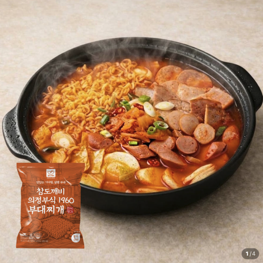 의정부식 1960 부대찌개 700g x 2개 7,900원