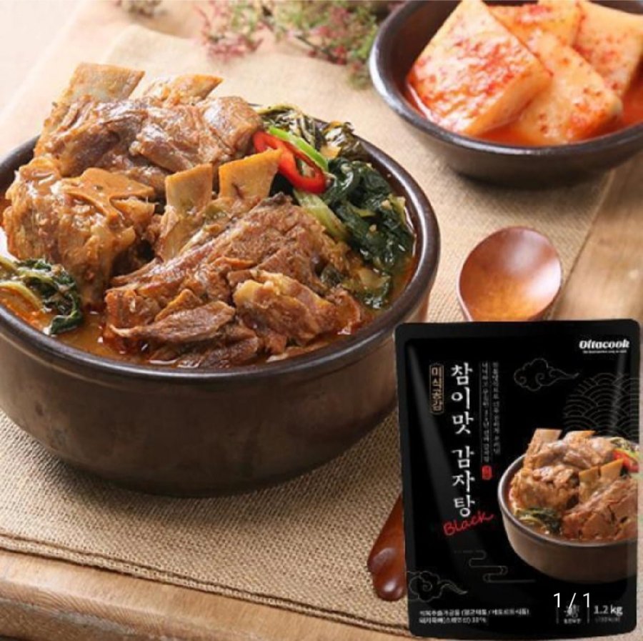 참이맛 감자탕 블랙 1.2kg 3팩 (20,390원/무료)
