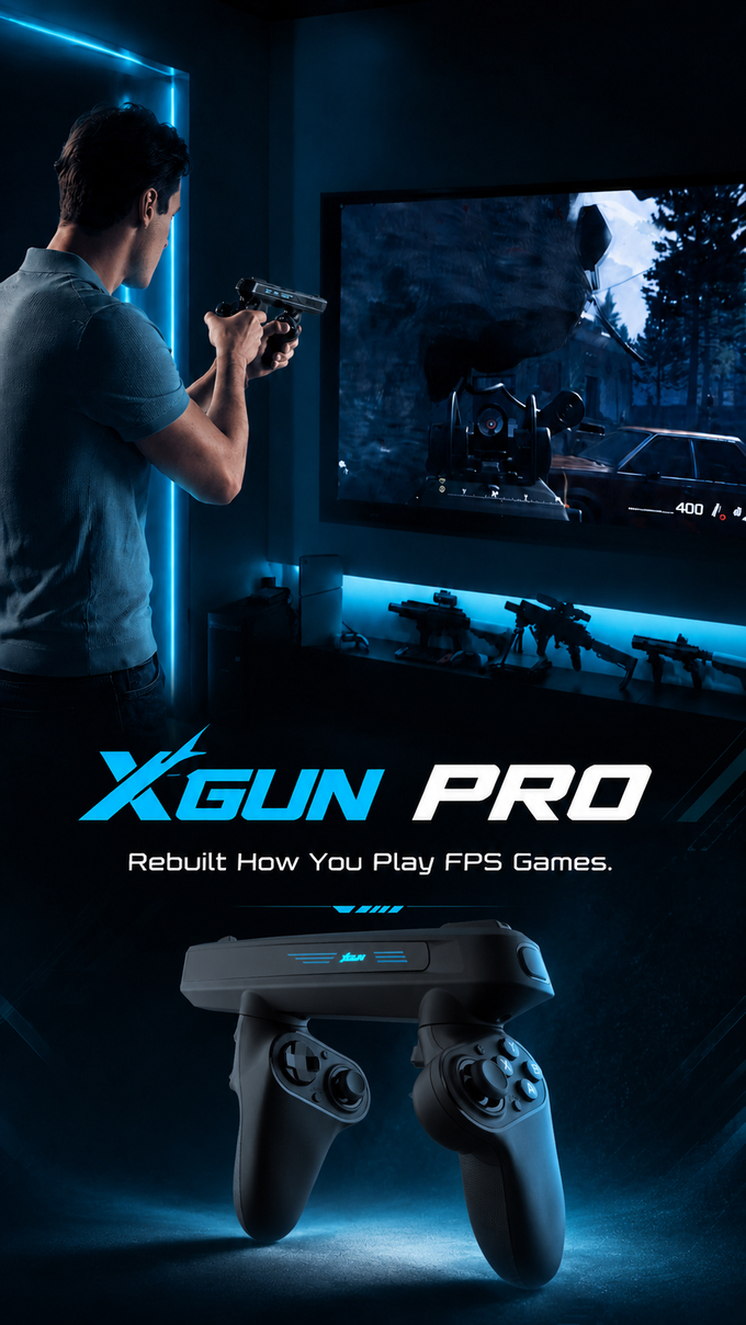 (건콘)XGUN PRO FPS 건 컨트롤러 크라우드 펀딩 후원금 예약 진행중