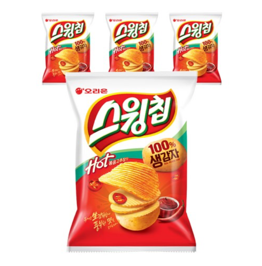 스윙칩 볶음고추장맛, 60g, 4개 3,900원