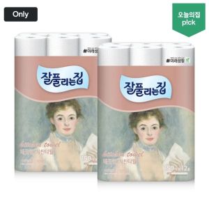 잘풀리는집 키친타월 150매 12롤 * 2팩 (총 24롤) (11,970원 / 무료) - 특가